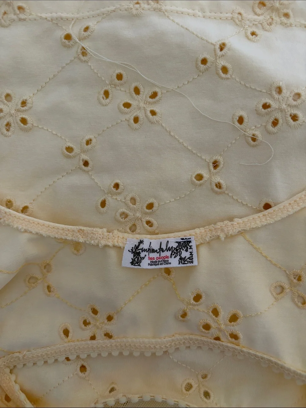 Free People soft yellow